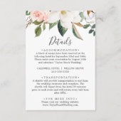 マグノリエレガントア |白色の詳細エンクロージャカード エンクロージャーカード (正面)