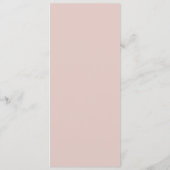 マグノリエレガントア |赤面ピンク結婚のディナーメニュー メニュー (裏面)