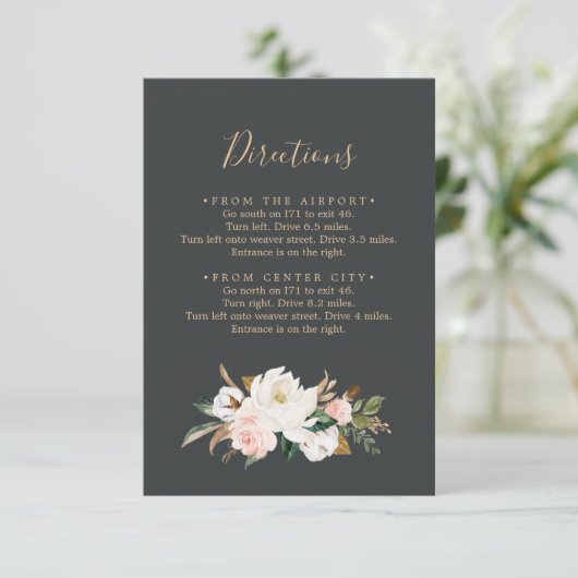 マグノリエレガントア |黒い方向のエンクロージャカード エンクロージャーカード (スタンド正面)