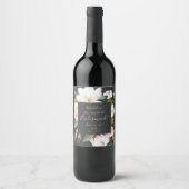 マグノリエレガントア |黒い花嫁の提案 ワインラベル (正面)