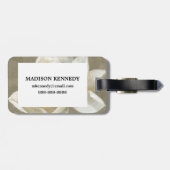 マグノリ威厳のあるア ラゲッジタグ (裏面横)