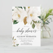 マグノ男女兼用リアフローラベビーシャワー 招待状 (スタンド正面)