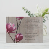 マグノ素朴リアス結婚式招待状 招待状 (スタンド正面)