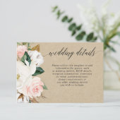 マグノ素朴リアフローラ白赤面結婚詳細 エンクロージャーカード (スタンド正面)