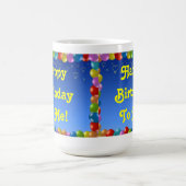 マグハッピーバースデー コーヒーマグカップ (中央)