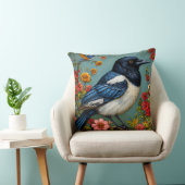 マグパイオンカラフルフローラブランチ クッション (椅子)