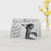 マグパイシャイニーな素晴らしい誕生日カード カード (黄色い花)