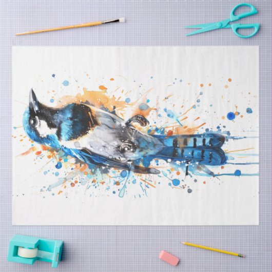 マグパイバードシエナセレナーデクページ 薄葉紙 (クラフト)