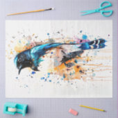 マグパイバードタンジェリントワイライトデクページ 薄葉紙 (クラフト)