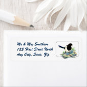 マグパイバード自然野生動物住所 シール (インサイチュ)