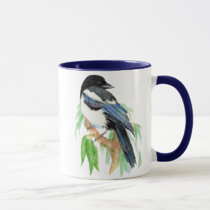 マグパイ,鳥,庭,自然,野生動物 マグカップ