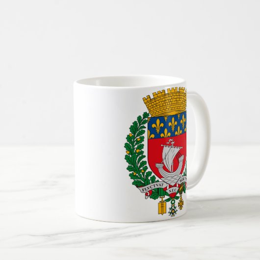 マグパリの紋章付き外衣 コーヒーマグカップ (正面右)