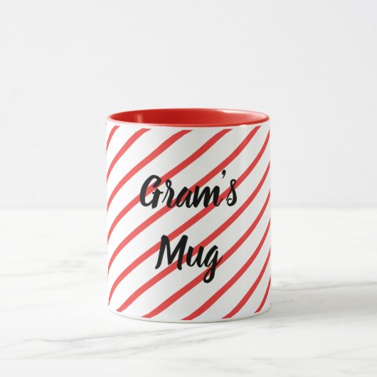 マグパーソナライズなグラムのクリスマスの マグカップ (中央)