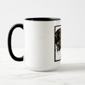 マグビクトリアンの木の切り豚 マグカップ (左)