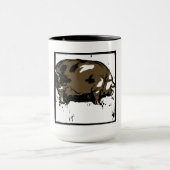 マグビクトリアンの木の切り豚 マグカップ (中央)