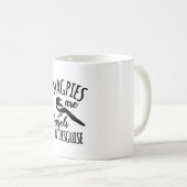 マグピーは天使に変装している コーヒーマグカップ (正面右)