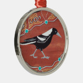 マグピー夢 メタルオーナメント (右)