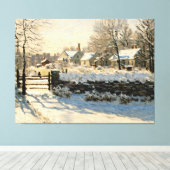 マグピー キャンバスプリント (インサイチュ (ウッドフロア))