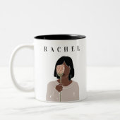 マグフェミニンミニマモダンラストマグ ツートーンマグカップ (左)