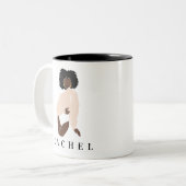 マグフェミニンミニマモダンラストマグ ツートーンマグカップ (正面左)