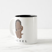 マグフェミニンミニマモダンラストマグ ツートーンマグカップ (正面左)