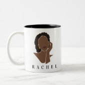 マグフェミニンミニマモダンラストマグ ツートーンマグカップ (左)