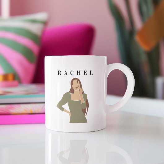 マグフェミニンミニマモダンラストマグ ツートーンマグカップ