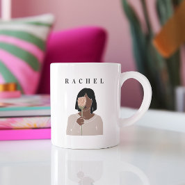 マグフェミニンミニマモダンラストマグ ツートーンマグカップ