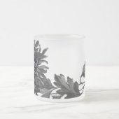 マグフラワーデザイン フロストグラスマグカップ (中央)