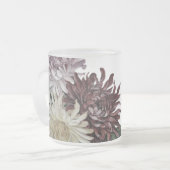 マグフラワーデザイン フロストグラスマグカップ (正面左)