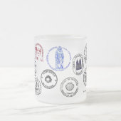 マグフロストガラスサンジェームズウェイ フロストグラスマグカップ (中央)