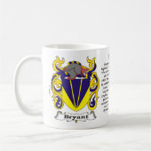 マグブライアント家族の紋章付き外衣 コーヒーマグカップ (左)