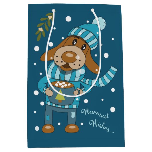 マグブルー抱き枕 ミディアムペーパーバッグ (正面)