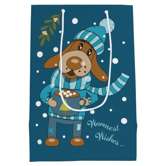 マグブルー抱き枕 ミディアムペーパーバッグ (裏面)