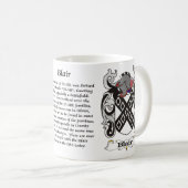 マグブレア家族の紋章付き外衣 コーヒーマグカップ (正面右)