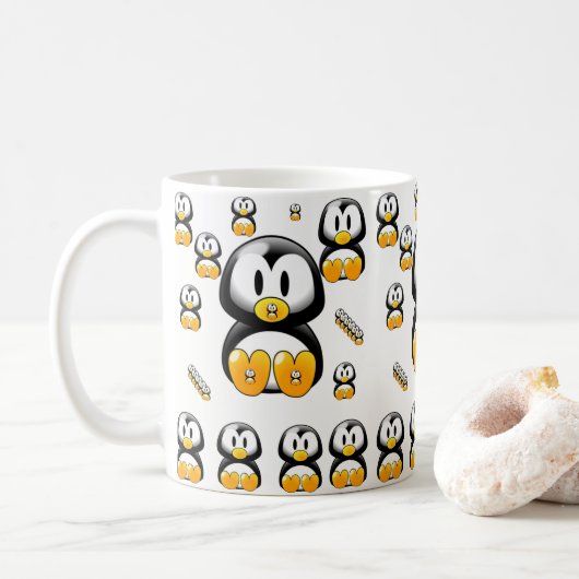 マグペンギン コーヒーマグカップ (ドーナツ)