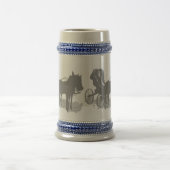 マグホース&乳母車 ビールジョッキ (中央)