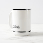 マグポップ・アートのことわざこの子は向いてない遊!  ツートーンマグカップ (正面左)