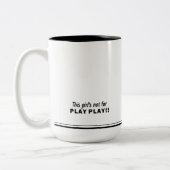 マグポップ・アートのことわざこの子は向いてない遊!  ツートーンマグカップ (左)