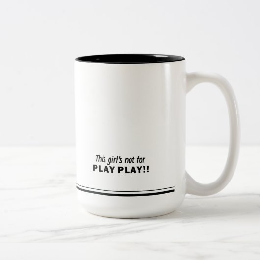 マグポップ・アートのことわざこの子は向いてない遊!  ツートーンマグカップ (右)