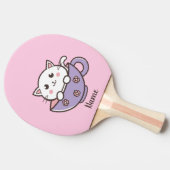 マグマの白猫 卓球ラケット (横)
