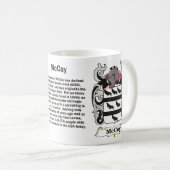 マグマッコイ家族の紋章付き外衣 コーヒーマグカップ (正面右)
