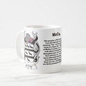 マグマッコイ家族の紋章付き外衣 コーヒーマグカップ (正面左)