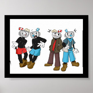 マグマンとカップヘッドポスター！ ポスター