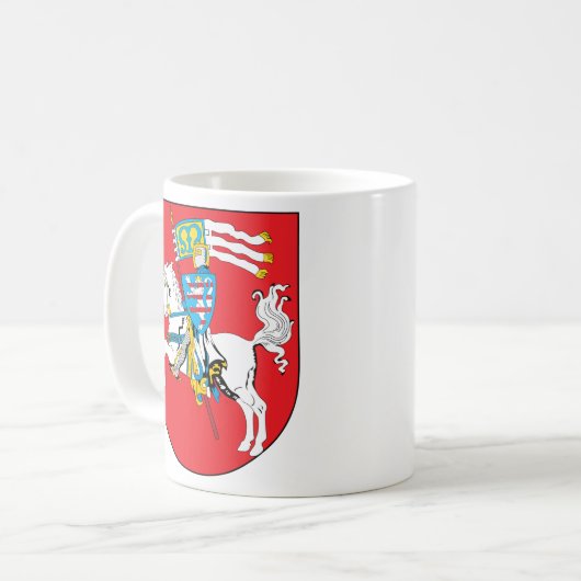 マグマールブルク・アン・デア・ラーンの紋章付き外衣 コーヒーマグカップ (正面左)