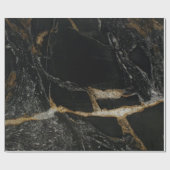 "マグマ金ゴールド"の花こう岩一見の包装紙 ラッピングペーパー (フラット)