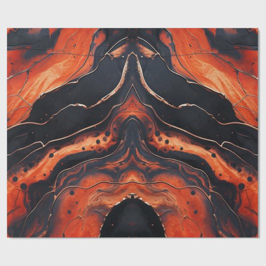 マグマ開花 ラッピングペーパー (フラット)