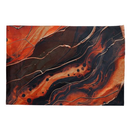 マグマ開花 枕カバー (裏面)