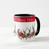 マグメリークリスマスサンタとスリー マグカップ (正面右)