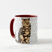 マグモダンデザインと可愛いマグとトレンディーマグ マグカップ (正面左)